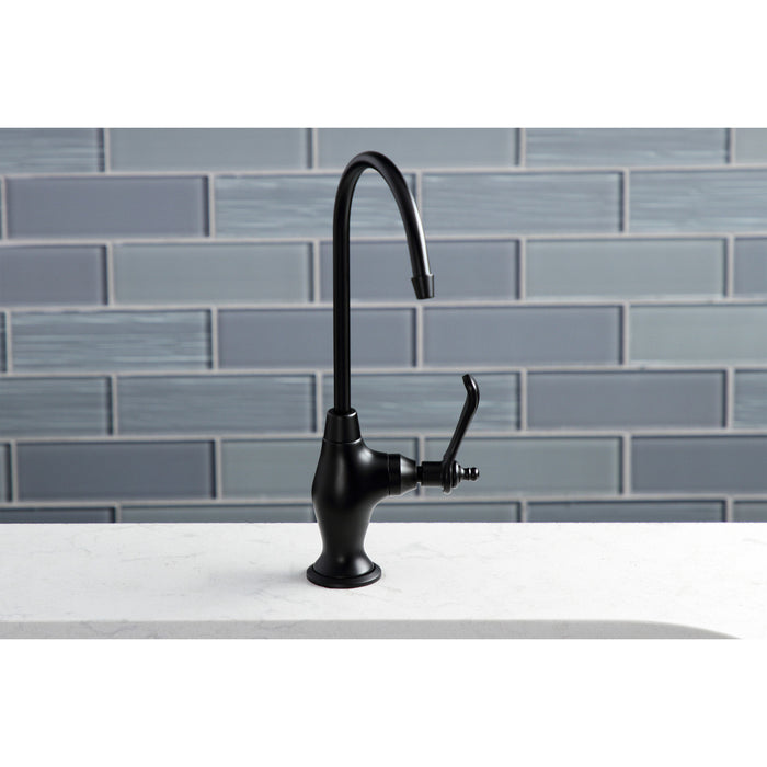 Kingston Brass KS3190TL Templeton Single-Handle Water Filtration Faucet, Matte Black