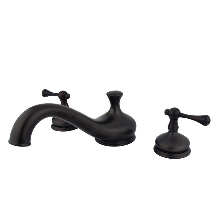 Kingston Brass KS3335BL Vintage Two-Handle Roman Tub Faucet, Oil Rubbed Bronze