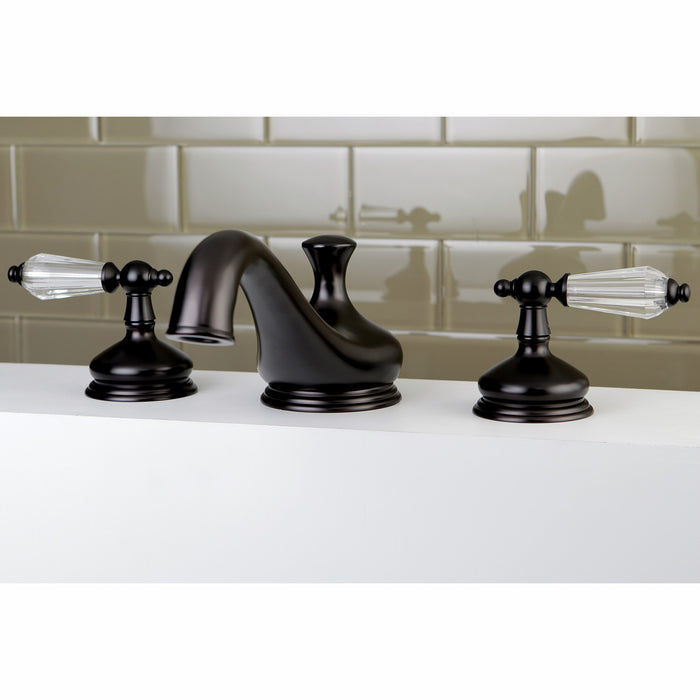 Kingston Brass KS3335WLL Wilshire Two-Handle Deck Mount Roman Tub Faucet, Oil Rubbed Bronze