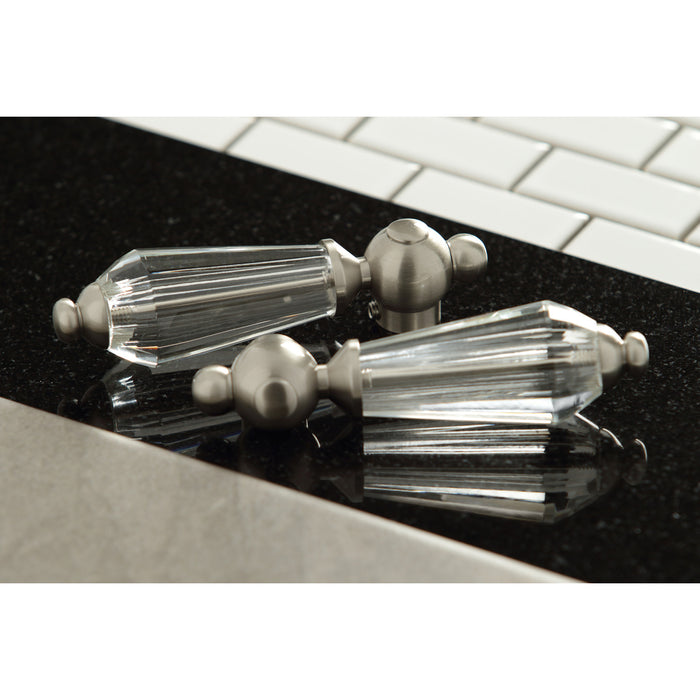 Kingston Brass KS3358WLL Wilshire Two-Handle Deck Mount Roman Tub Faucet, Brushed Nickel