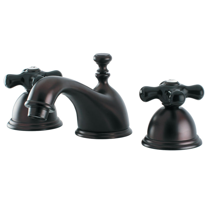 Kingston Brass KS3965PKX Duchess Widespread Bathroom Faucet with Brass Pop-Up Drain, Oil Rubbed Bronze