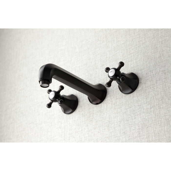Kingston Brass KS4025BX Metropolitan Two-Handle Wall Mount Tub Faucet, Oil Rubbed Bronze