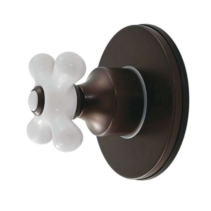 Kingston Brass KS4035PX Restoration Single-Handle Six-Way Diverter Valve with Trim Kit, Oil Rubbed Bronze