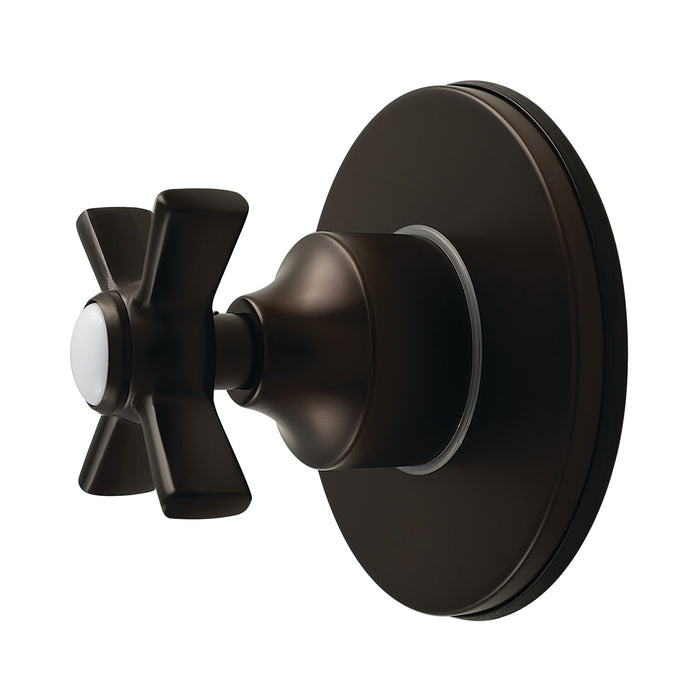 Kingston Brass KS4035ZX Millennium Single-Handle Six-Way Diverter Valve with Round Trim Kit, Oil Rubbed Bronze