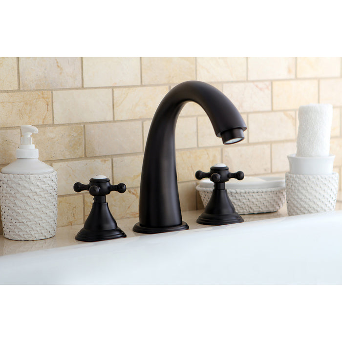 Kingston Brass KS5365BX Vintage Two-Handle Deck Mount Roman Tub Faucet, Oil Rubbed Bronze