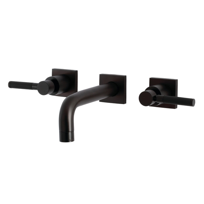 Kingston Brass KS6125DKL Kaiser Double-Handle Wall Mount Bathroom Faucet, Oil Rubbed Bronze