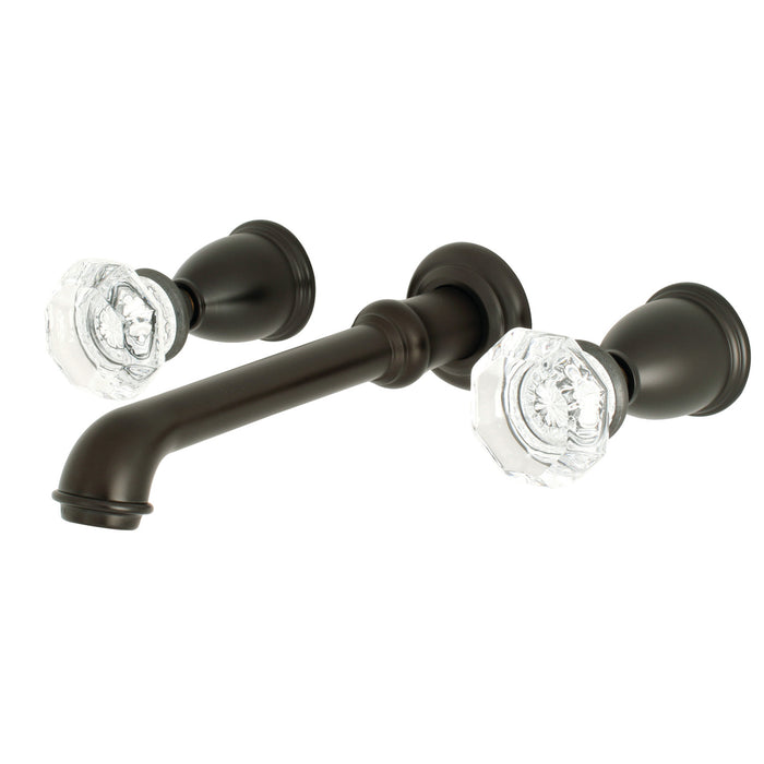 Kingston Brass KS7125WCL Celebrity Double-Handle Wall Mount Bathroom Faucet, Oil Rubbed Bronze