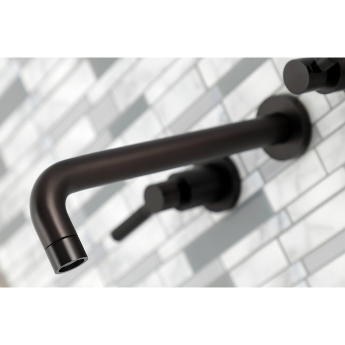 Kingston Brass KS8025DKL Kaiser Two-Handle Wall Mount Tub Faucet, Oil Rubbed Bronze