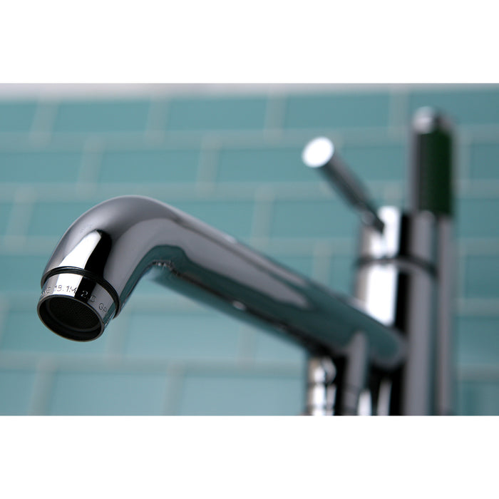 Kingston Brass KS8131DL Concord Freestanding Tub Faucet with Hand Shower, Polished Chrome