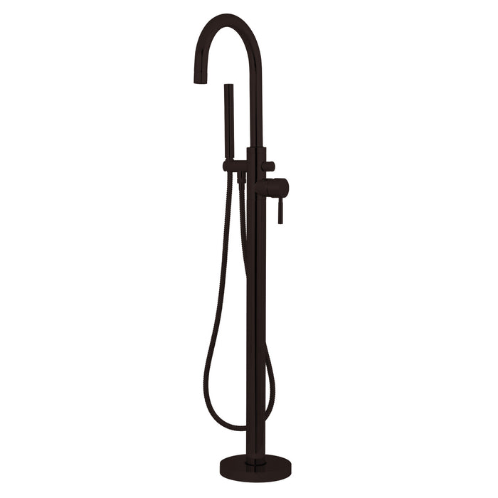 Kingston KS8155DL Concord Freestanding Tub Faucet with Hand Shower, Oil Rubbed Bronze