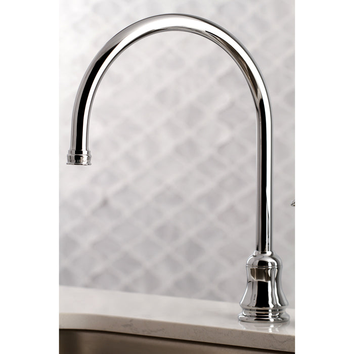 Kingston Brass KS821CSP Single-Handle Kitchen Faucet, Polished Chrome