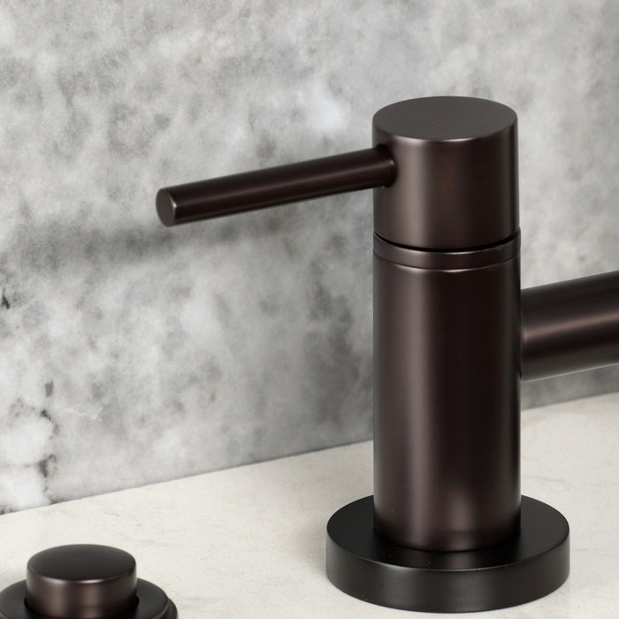 Kingston Brass KS8255DLBS Concord Bridge Kitchen Faucet with Brass Side Sprayer, Oil Rubbed Bronze