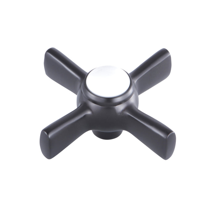 Kingston Brass KSDH2965ZX Brass Cross Handle, Diverter for Tub Filler, Oil Rubbed Bronze