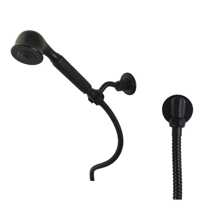 Kingston Brass KX1030BE Restoration Hand Shower Kit, Matte Black