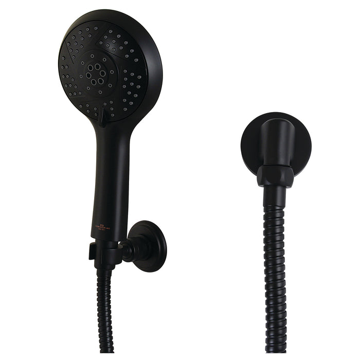 Kingston Brass KX1540SE Vilbosch Multi-Function Hand Shower Kit, Matte Black