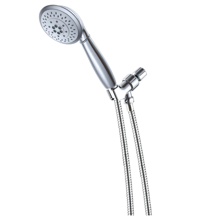 Kingston Brass KX2522B Vilbosch 5-Function Hand Shower with Stainless Steel Hose, Polished Chrome