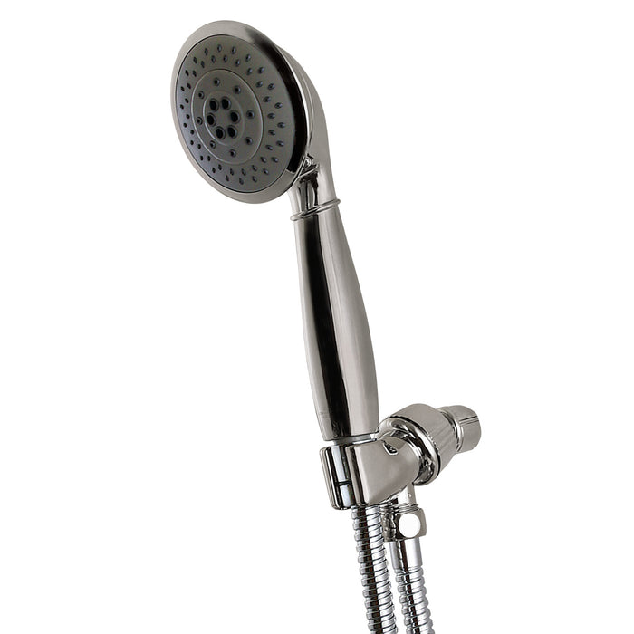 Kingston Brass KX2528B Vilbosch 5-Function Hand Shower with Stainless Steel Hose, Brushed Nickel