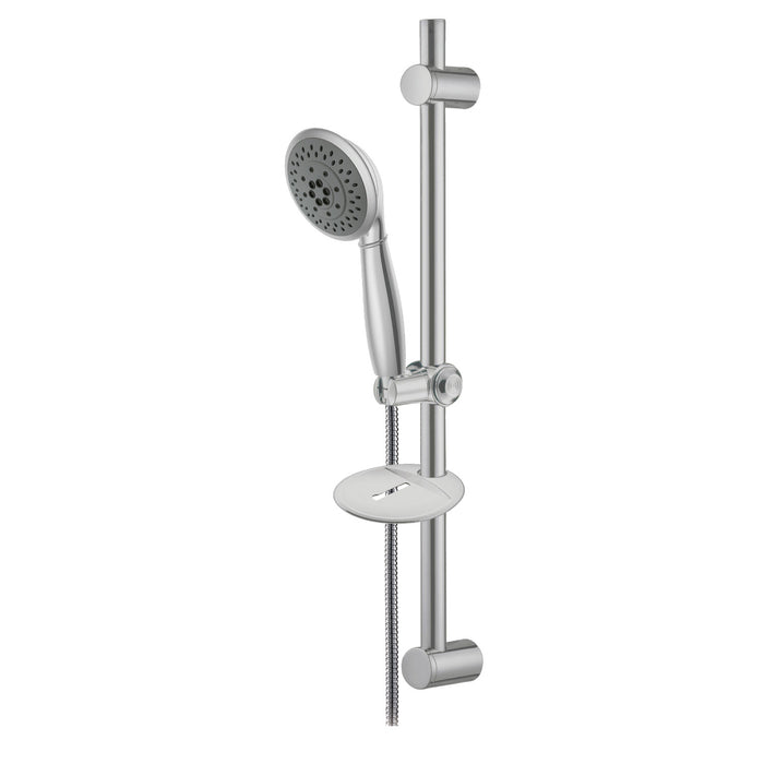 Kingston Brass KX2528SBB Vilbosch 5-Function Hand Shower with 24" Slide Bar Kit, Brushed Nickel