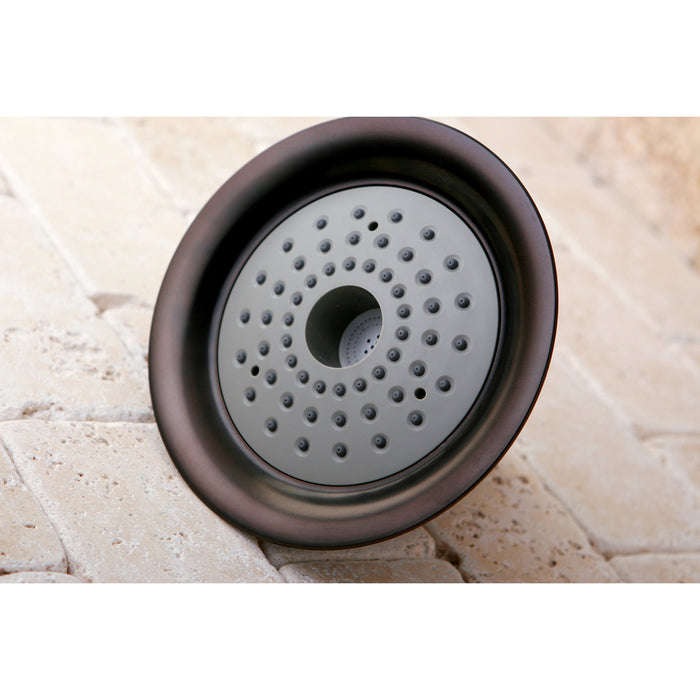 Kingston Brass KX365 Shower Scape 6" Round 2-Function ABS Shower Head, Oil Rubbed Bronze