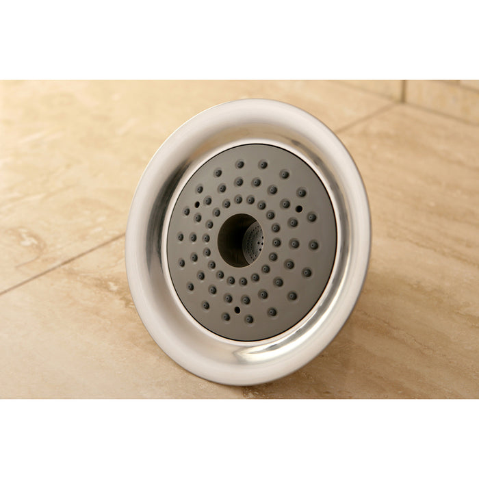 Kingston Brass KX368 Shower Scape 6" Round 2-Function ABS Shower Head, Brushed Nickel