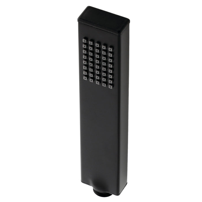 Kingston Brass KX4131A0 Metropolitan Single Function Rectangular Hand Shower, Matte Black