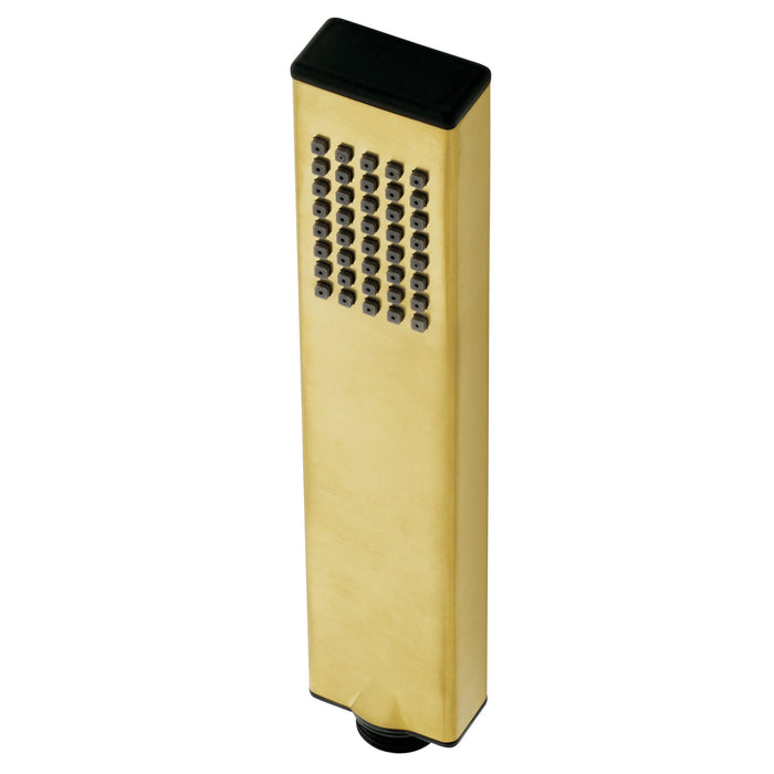 Kingston Brass KX4131A7 Metropolitan Single Function Rectangular Hand Shower, Brushed Brass
