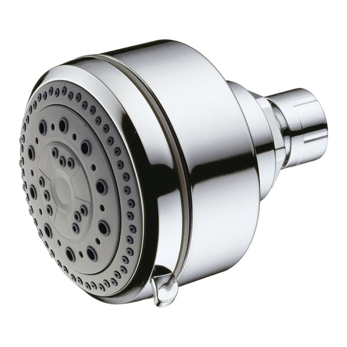 Vilbosch KX8351 3-1/8 Inch Round 5-Function ABS Shower Head, Polished Chrome