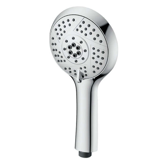 Kingston Brass KXH154A1 Vilbosch 5-Function Round Hand Shower, Polished Chrome