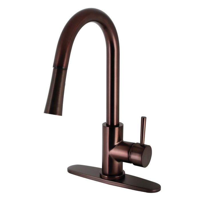 Gourmetier LS8625DL Concord Single-Handle Pull-Down Kitchen Faucet, Oil Rubbed Bronze