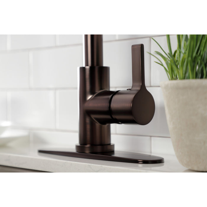 Gourmetier LS8685CTL Continental Single-Handle Pull-Down Kitchen Faucet, Oil Rubbed Bronze