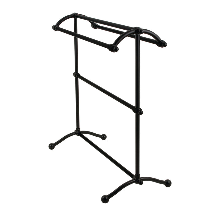 Kingston Brass SCC2290 Edenscape 30" Freestanding Pedestal 4-Tier Towel Rack, Matte Black
