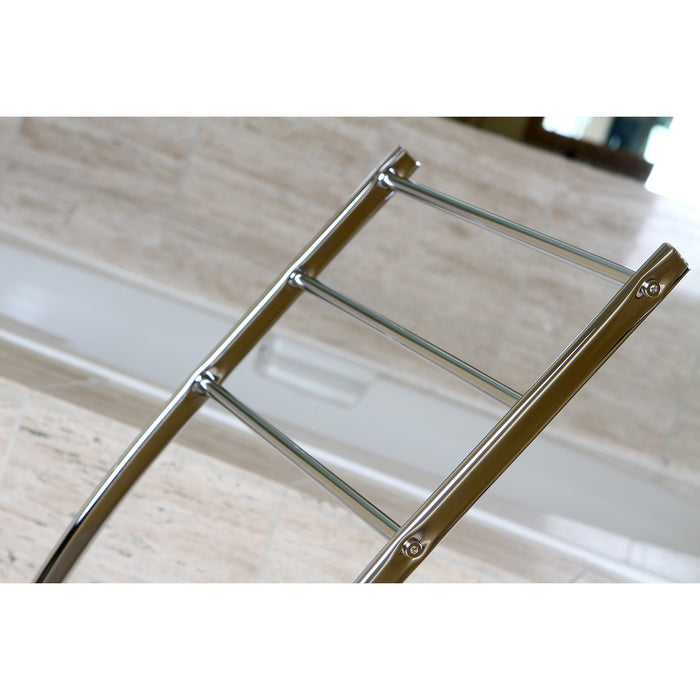 Kingston Brass SCC8251 Edenscape 34" Freestanding Pedestal 3-Tier Towel Rack, Polished Chrome