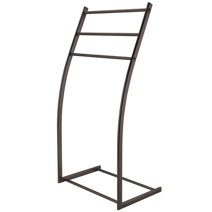 Kingston Brass SCC8255 Edenscape 34" Freestanding Pedestal 3-Tier Towel Rack, Oil Rubbed Bronze