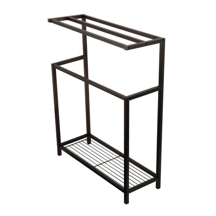 Kingston Brass SCC8365 Edenscape 31" Freestanding Pedestal 4-Tier Towel Rack, Oil Rubbed Bronze
