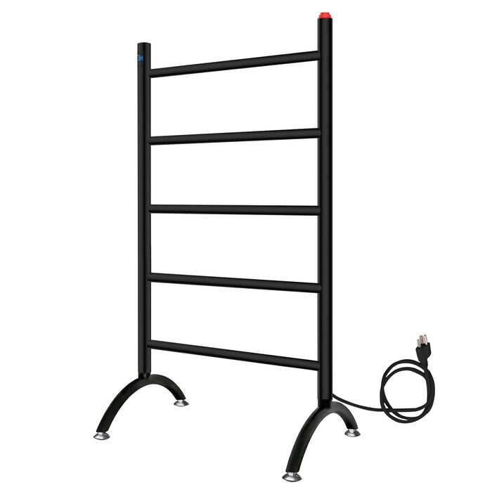 Kingston Brass TWW3720MB Templeton Freestanding/Wall Mount Hardwired or Plug-In Towel Warmer, Matte Black