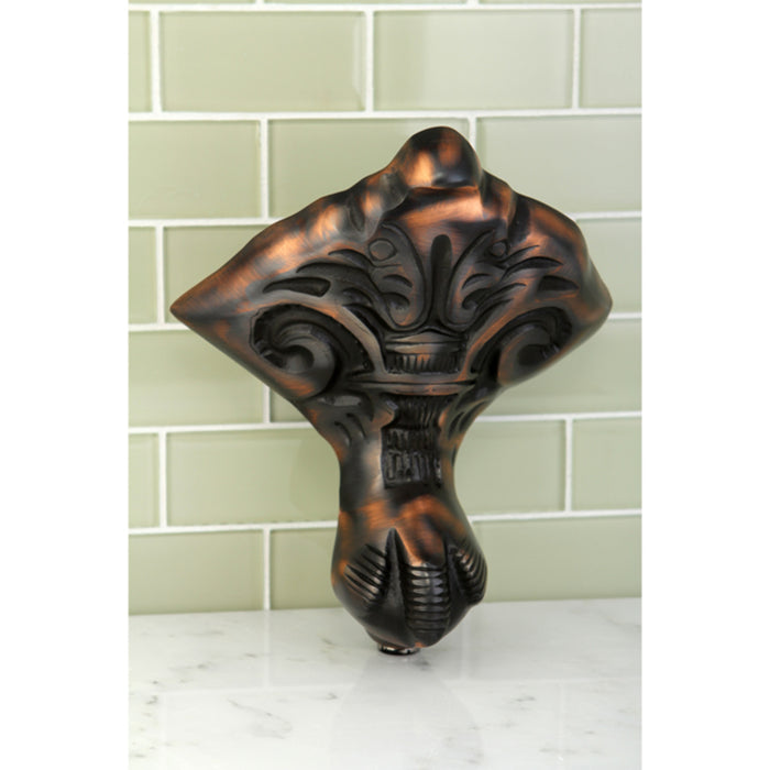 Kingston Brass VCTNB5 Aqua Eden Eagle Claw Cast Iron Tub Feet, 4 Pieces (Set), Oil Rubbed Bronze