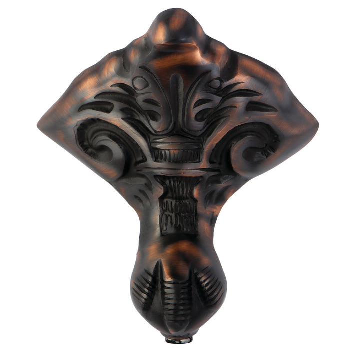 Kingston Brass VCTNB5 Aqua Eden Eagle Claw Cast Iron Tub Feet, 4 Pieces (Set), Oil Rubbed Bronze