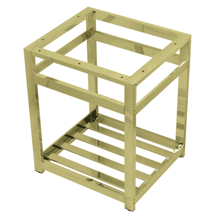 Kingston Brass VSP2522A2 Steel Console Sink Base, Polished Brass