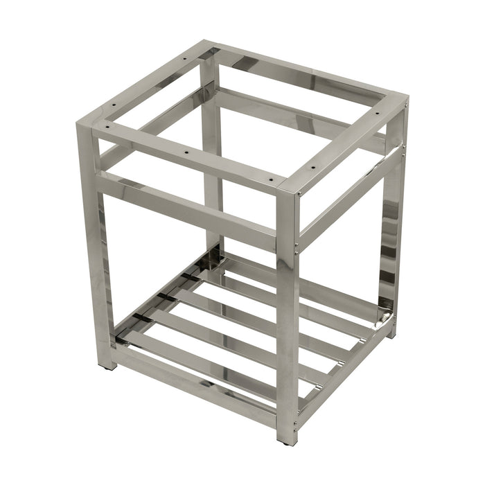 Kingston Brass VSP2522A6 Steel Console Sink Base, Polished Nickel