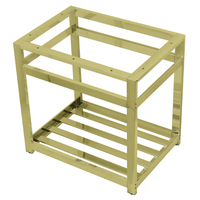 Kingston Brass VSP3122A2 Steel Console Sink Base, Polished Brass