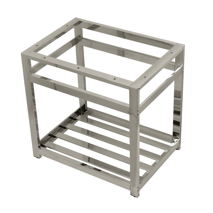 Kingston Brass VSP3122A6 Steel Console Sink Base, Polished Nickel