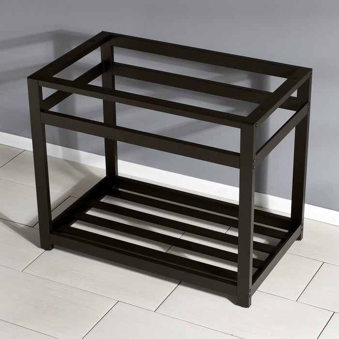 Kingston Brass VSP3722A5 Steel Console Sink Base, Oil Rubbed Bronze