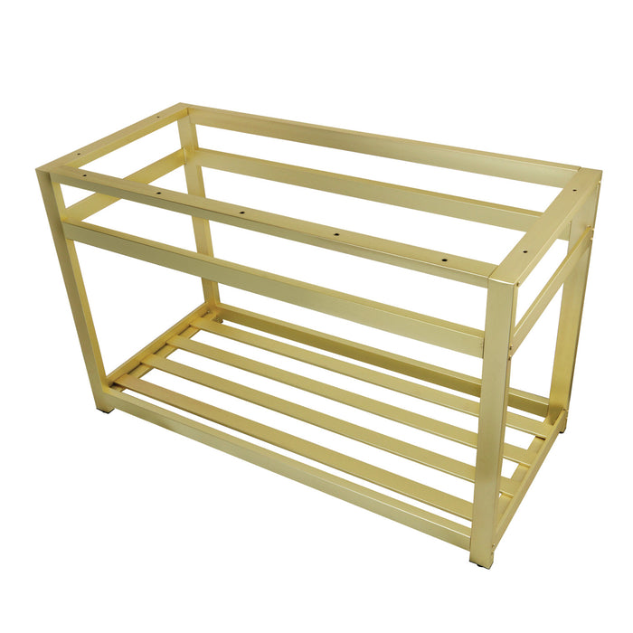 Kingston Brass VSP4922A7 Steel Console Sink Base, Brushed Brass