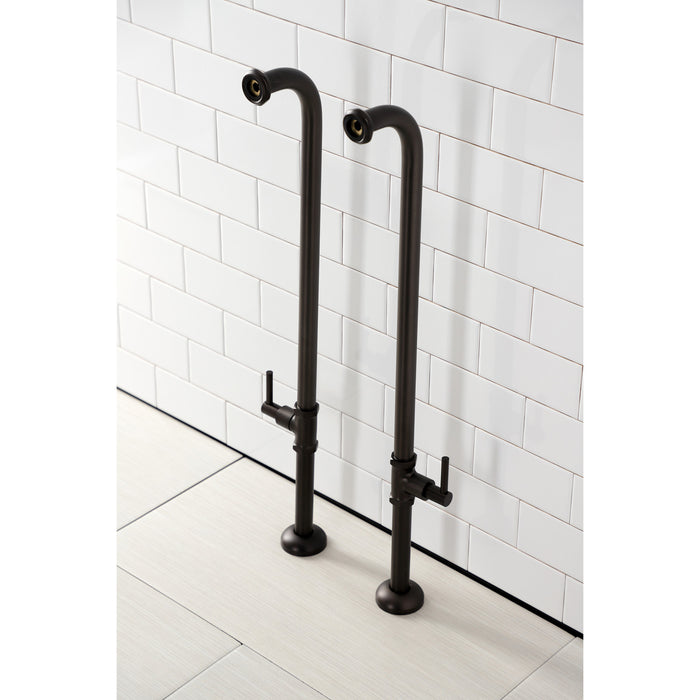 Kingston Brass AE810S5DL Concord Freestanding Tub Supply Line, Oil Rubbed Bronze