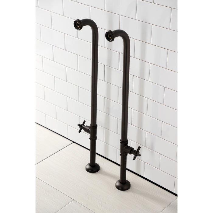 Kingston Brass AE810S5DX Concord Freestanding Tub Supply Line, Oil Rubbed Bronze
