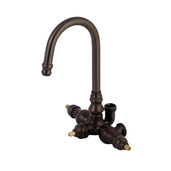 Aqua Vintage AET200-5 Gooseneck Clawfoot Tub Faucet Body Only, Oil Rubbed Bronze