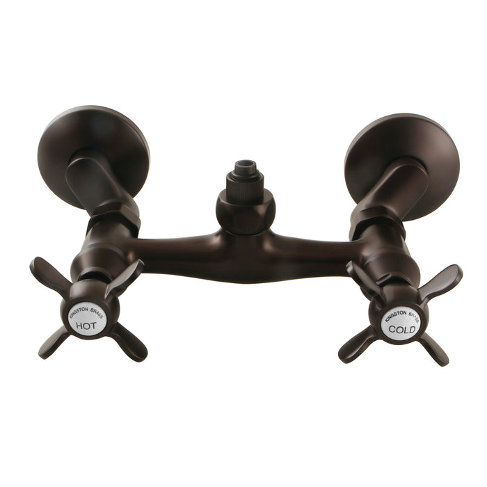 Kingston Brass CC2135BEX Essex Wall Mount Tub Faucet Body with Riser Adapter, Oil Rubbed Bronze