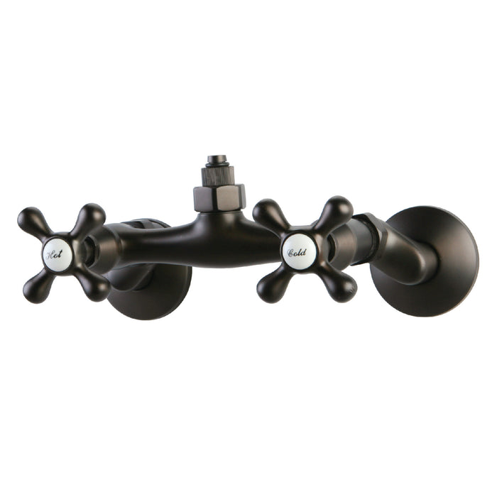 Kingston Brass CC2135 Vintage Wall Mount Tub Faucet Body with Riser Adapter, Oil Rubbed Bronze
