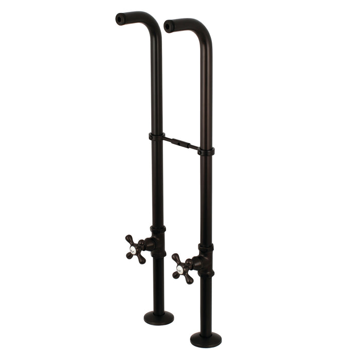 Kingston Brass CC266S5AX Freestanding Supply Line Package, Oil Rubbed Bronze