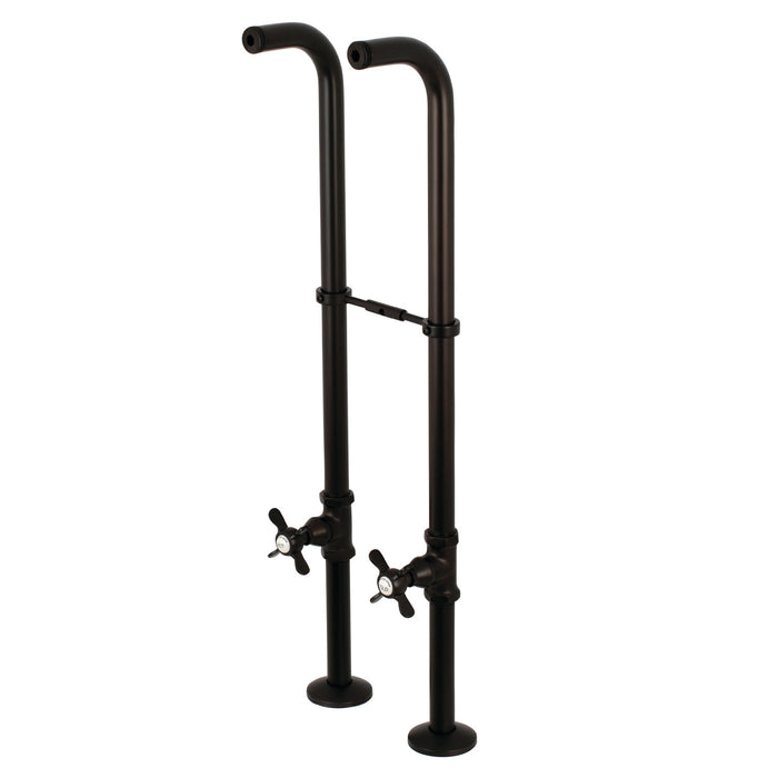 Kingston Brass CC266S5BEX Freestanding Supply Line Package, Oil Rubbed Bronze